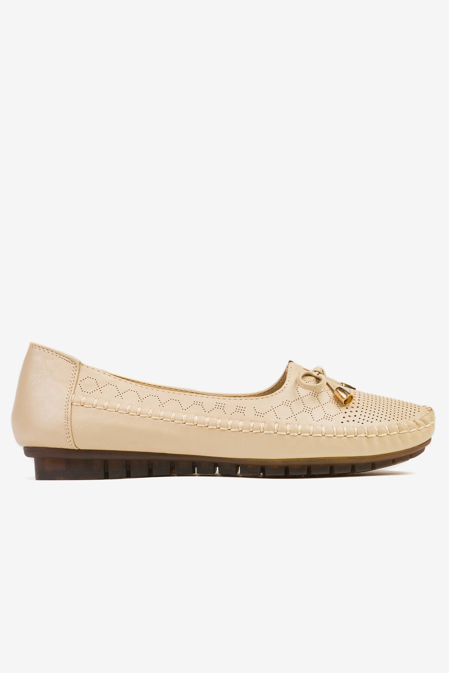 Ballerina Mujer Beige Maru Chancleta Chancleta